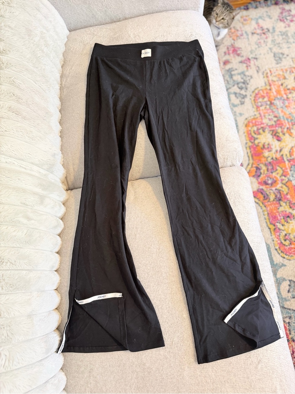 Jockey Black Comfort Waistband Lounge Pants